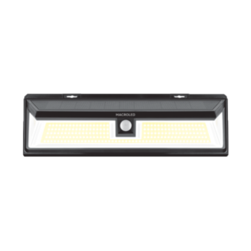 [CORASPSM-10W-IP65-CW] Aplique solar 10w c/ sensor de movimiento IP65 Macroled frio
