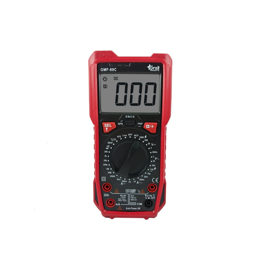 [GRAGMF-89C] MULTIMETRO RANGO MANUAL PROFESIONAL
