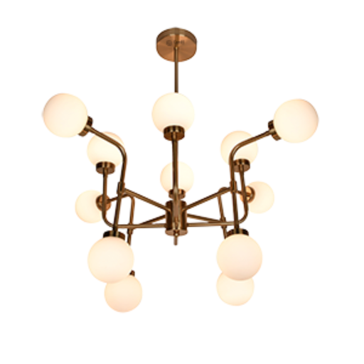 [CANPT907012] Plafón de techo BALL 12 - G9 12X60W - Color: Cobre