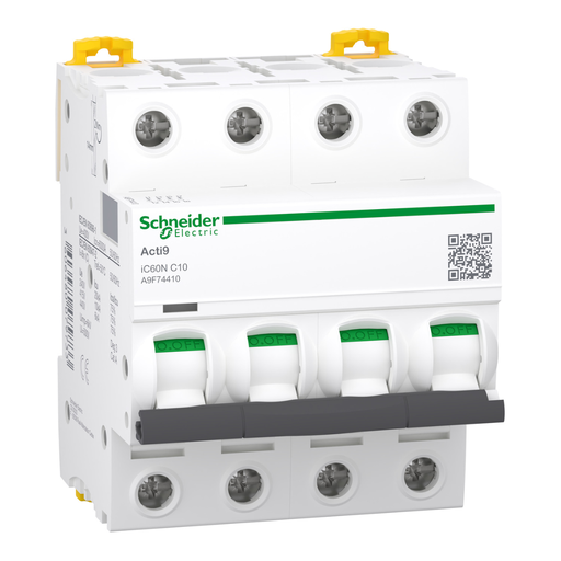 [SCHA9F74420] Interruptor Aut. Termomagnético Acti9 iC60N 4P 20A Curva C