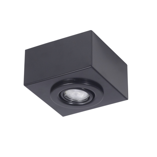 [FERP-190NEG] Plafón "VALENCIA" 1xGZ-10 (150x150x80 mm.)