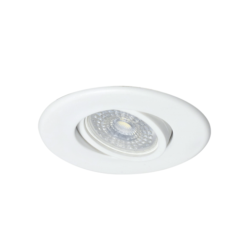 [FERSE-115BLA] Spot de embutir Ø 105 mm. de pvc c/portalamp GZ-10