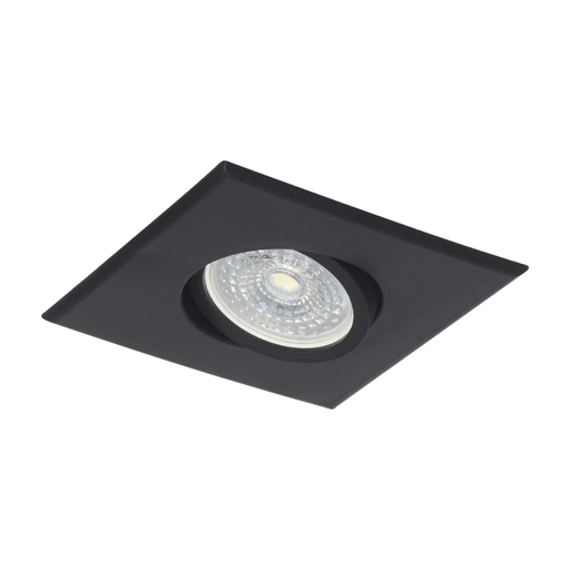 [FERSE-116NEG] Spot de embutir 105 x 105mm. de pvc c/ port. GZ-10