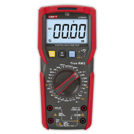 [TBCUT89XD] MULTÍMETROS DIGITALES - True RMS - Medición LED
