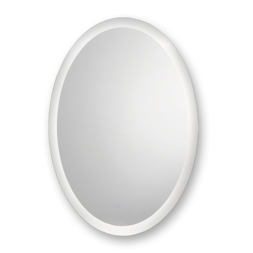 [DABESPEJO-8] Espejo ovalado vertical de 60x80cm, luz calida; touch; 20w led en todo su contorno 
