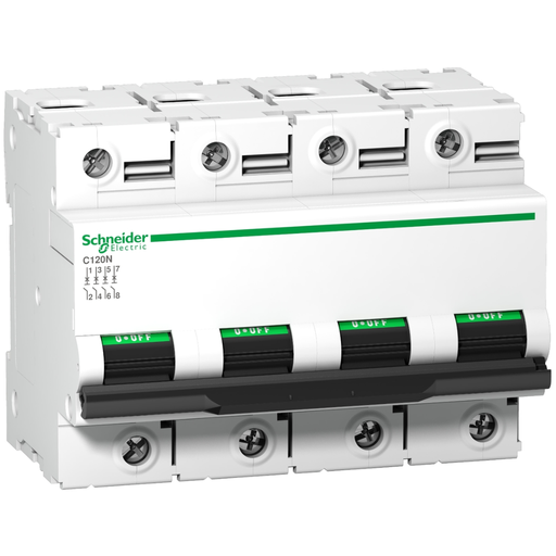 [SCHA9N18372] Interruptor Aut. Termomagnético Acti9 C120N 4P80A Curva C