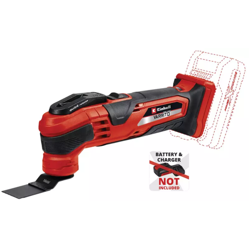 [ITU4465160] Herramienta Multiuso.VARRITO. Bateria Compatible con Power X-Change  -18V - Velocidad: 11000/20000 min-1 - angulo de oscilacion 3.2 - tamañode papel abrasivo 93 x 93 x 93 mm. Equipo sin bateria ni cargador