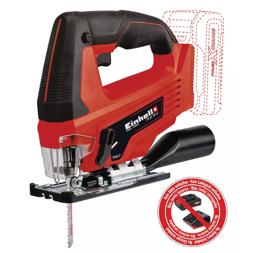 [ITU4321209] Sierra Caladora inalambrica.Batería Compatible con PXC- Inclinaciónmáxima: 45° - Velocidad: 0 – 2700 min-1 - Profundidad de corte:(madera/plástico/metal) 70 / 10 / 8 mm - Función pendular.  Altura decorte: 20 mm . Equipo sin batería ni cargad