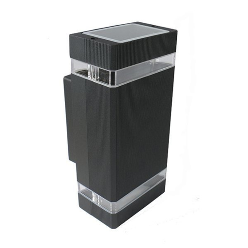 [LEU4175] LUMINARIA EXTERIOR EXO II NEGRO LEUK