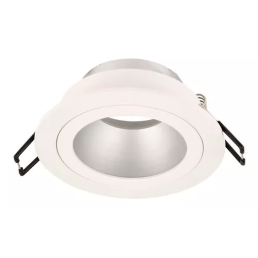 [CORAERADF-X1-BC-ALU] ARTEFACTO DE EMBUTIR REDONDO ANTIDESLUMBRANTE DICRO X1 FIJO ALUMINIO BLANCO-CROMO