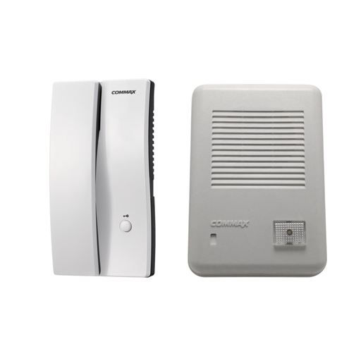 [COMDP-201LA EXT] Kit portero eléctrico con frente calle exterior PVC salida directa a cerradura AC 220V 