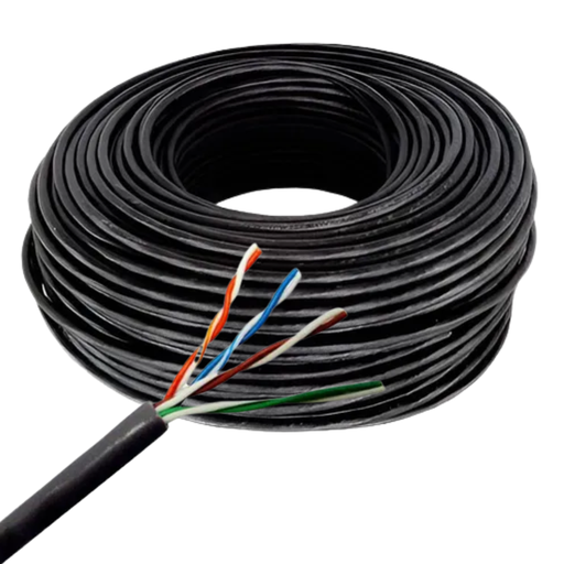 [MAMLTA005] Cable UTP Cat. 5e. Negro, 305 m Exterior