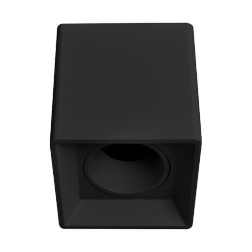 [CORAPCDL-X1-N-PC] ARTEFACTO PLAFON CUADRADO DICRO X1 MOVIL PVC NEGRO LISO