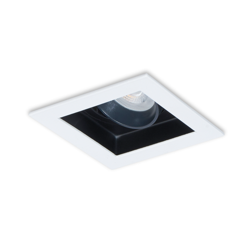 [DABEMBU-2 BLANCO] Embutido cuadrado movil aluminio bco interior ngo. para GU10