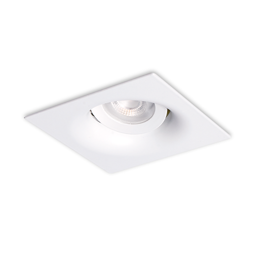 [DABEMBU-4 BLANCO] Embutido cuadrado movil de aluminio blanco para GU10