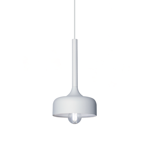 [DABGINEBRAB] Colgante de chapa Blanco; ø20cm para E27