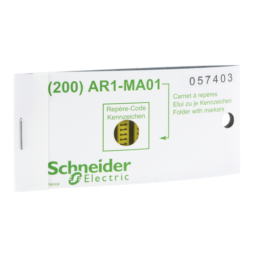[SCHAR1MB01U] Identificador de Cable Letra U x  200 Unidades