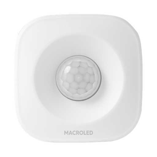 [CORSMSTB-360-5M-3AAA] SENSOR DE MOV SMART TECHO BLANCO MACROLED, 5M DE ALCANCE, 360º, 3 PILAS AAA