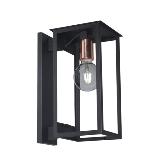 [FERF-151N/T] Farol "NOVARA" de hierro con mensula grande(H:370)