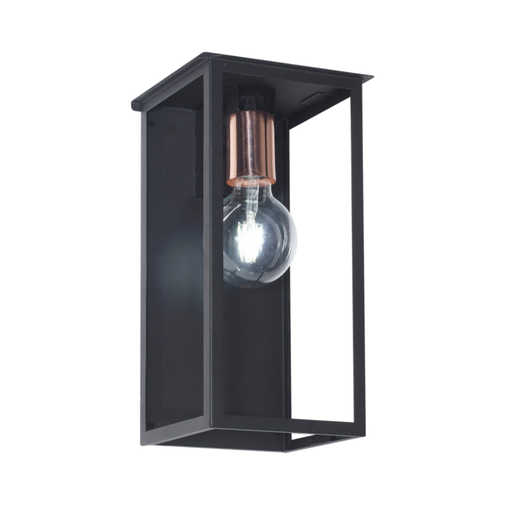 [FERF-153N/T] Farol "NOVARA" de hierro p/pared grande(H:350 mm.)