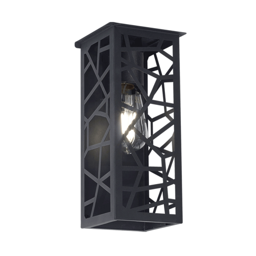 [FERF-154N/T] Farol "TARRASA" de hierro p/pared (H:315 mm.)