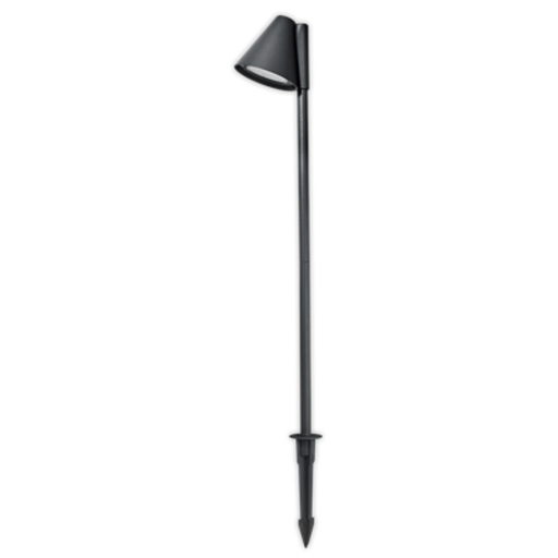 [TBCLUM13-A] LUMINARIA DE JARDIN ESTACA TIPO SOMBRERO 220Vca - Aluminio - GU10