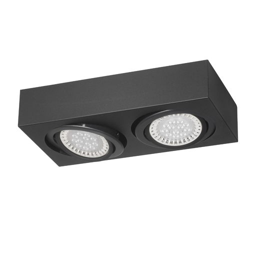 [FERP-291N/T] Plafón "RIMINI" 2xGZ-10 (An:194xProf:81xL:370mm)