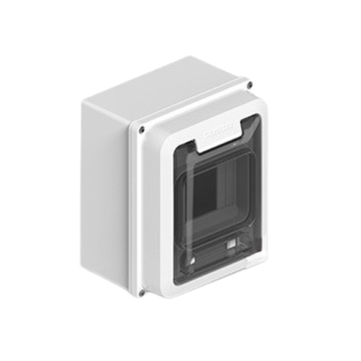 [GEN045504] Caja p/Pilar para 4 Mod DIN con premarcado (IP 65)