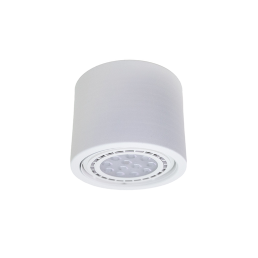 [MAC2405BL] Plafón Movible Ø137x110mm para Lámpara AR111 20cm blanco