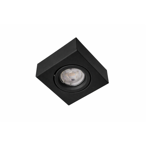 [MAC2452NE] Semi embutido 105x105X41mm Cuadrado GU10 10cm negro