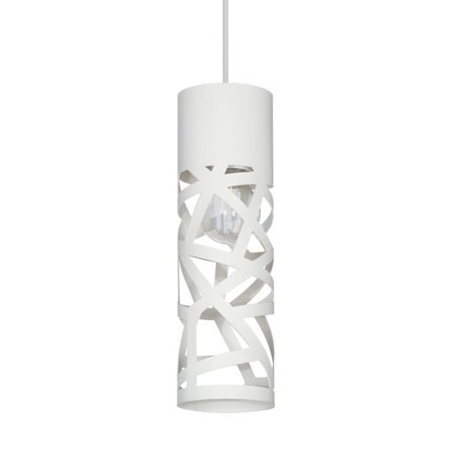 [FERC-1029B/T] Colgante "TUBO 1" 1 x E-27 (Ø 92 x H:300 mm.)