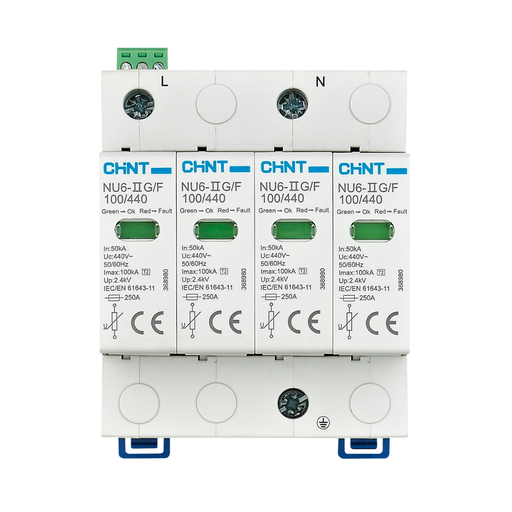 [CORNU6-IIG 65kA/440V 4P] PROTECTOR CONTRA SOBRE TENSIONES - 4 POLOS 60 KA/385V