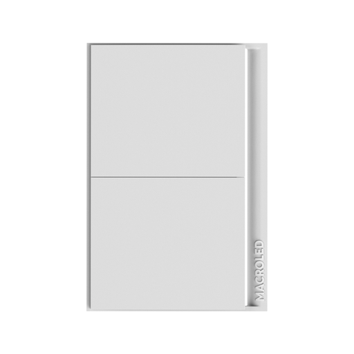 [CORTS-P2B-CP] TECLA SMART BLANCO MACROLED 2 PULSADORES AC100-240V MAX 10A CON CAPACITOR