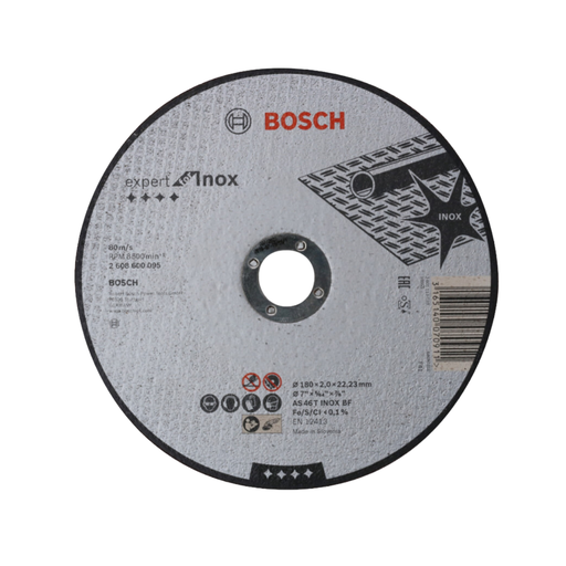 [ITU2608600095] Disco de Corte - 180 x 2mm - Expert for Inox - Recto