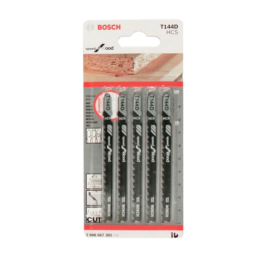 [ITU2608667301] Hoja de Calar - T144D - Madera (Corte Rápido) - Blister x 5 unidades