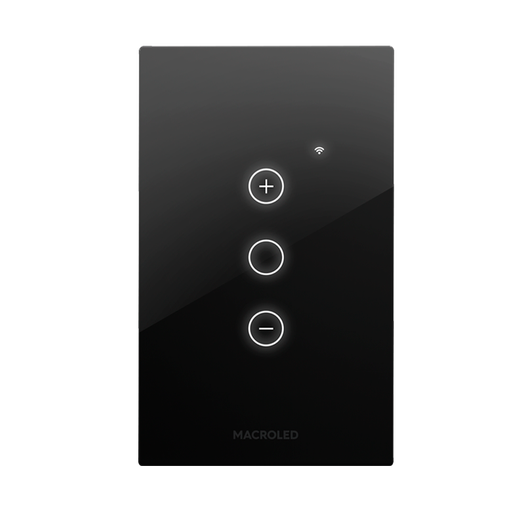 [CORDIM-TSX1N] TECLA SMART DIMMER NEGRO MACROLED AC100-240V MAX 10A