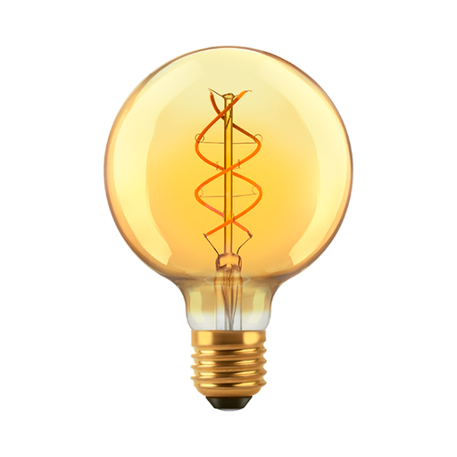 [CORBFG95G-5WW] BULBO G95 FILAMENTO GOLDEN MACROLED 5W E27 AC180-265V AMBAR 2200K