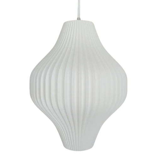 [CHJART128] Lámpara colgante Spyn altura 37cm blanco