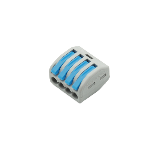 [TBCQCT-214] TERMINAL DE CONEXIÓN RAPIDA 4 ENTRADAS - AZUL