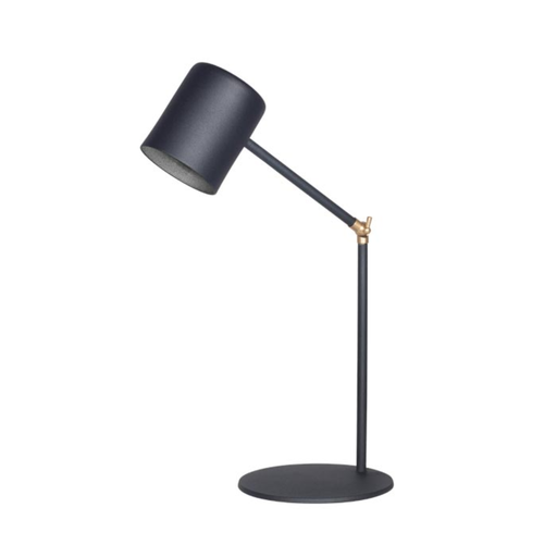 [FAR5211/BNE] Velador base redonda GU10 con movimiento color negro