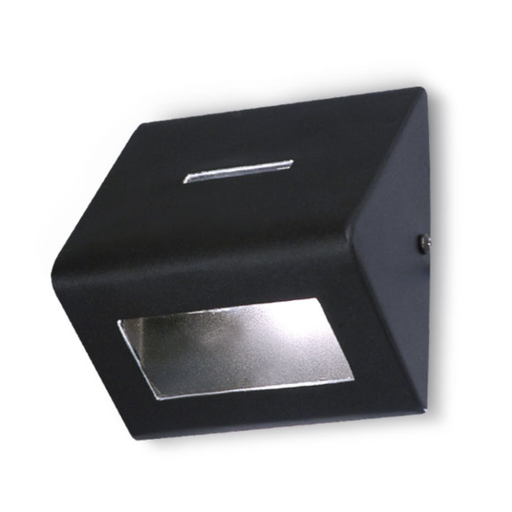 [FAR4247/RPNE] Difusor triangular con ranura, vidrio plano de chapa negro