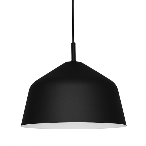 [FAR0377/NE-BL] Colgante expresso Ø 400mm negro-blanco