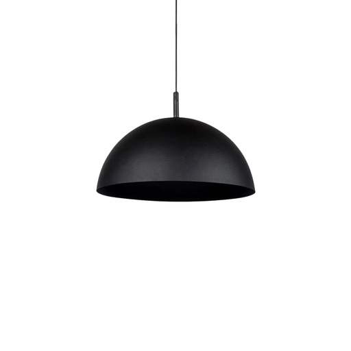 [FAR0306/ANG] Colgante media esfera, ø 210 mm negro-negro