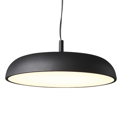 [DABDAKAR-CLNE] Colgante circular negro ancho de aluminio de ø60cm de 80w led