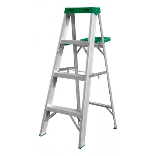 [CORJDLD4H04] Escalera de trabajo con porta herramientas - Aluminio - Escalones: 3+1 - Carga máxima: 150kg