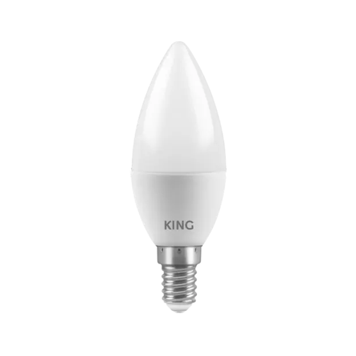 [CORKC37-6-E14-WW] BULBO C37 KING 6W E14 CALIDO 3000K