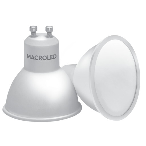 [CORPAR16-PVCB-5W-120D-NW] DICRO MACROLED ECO 5W AC185-260V NEUTRO 4500K 120º