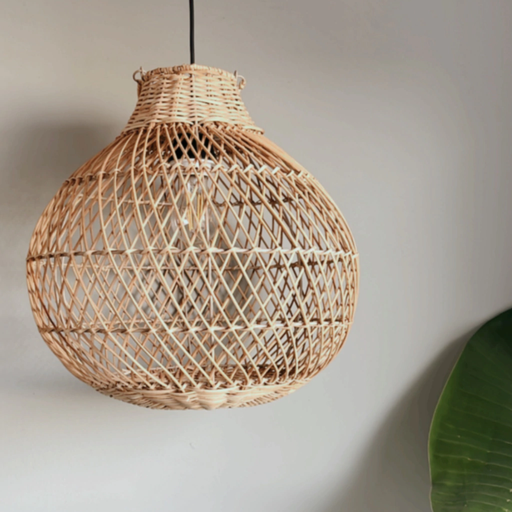 [CHJTROPEA] NERVO LAMPARA TROPEA 40X40CM RATTAN