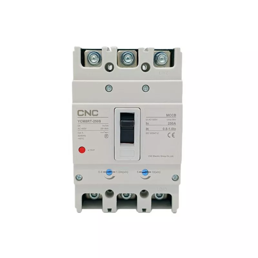 [CNCYCM8RT-250S/3300 200-250A 25/18 KA] INTERRUPTOR AUTOMATICO CAJA MOLDEADA T250 3X250A 25ka RELE TERMOMAGNETICO AJUSTABLE