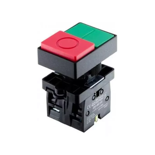 [CNCLAY5-EL8425] PULSADOR DOBLE VERDE/ROJO PLASTICO SALIENTE (SIN CONTACTOS)